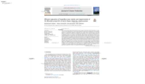 Efficient separation of hazardous trace metals and improvement of the filtration properties of green liquor dregs by a hydrocyclone